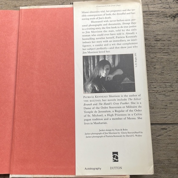 Strange Days My Life with Jim Morrison by Patricia Kennealy Wife Love The Doors - Picture 6 of 6